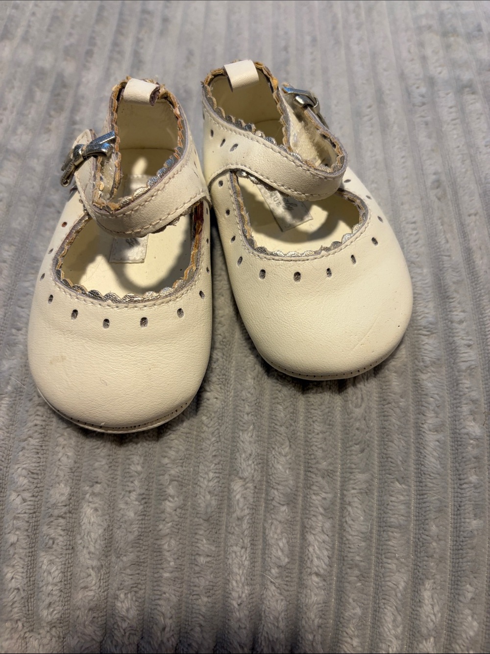 Classic Ivory  Baby Shoes
